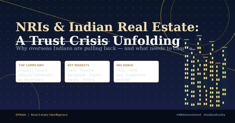 NRIs & Indian Real Estate: A Trust Crisis That the Industry Can No Longer Ignore