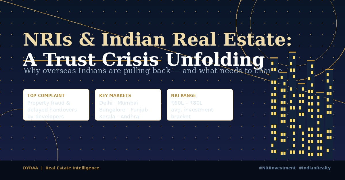 NRIs & Indian Real Estate: A Trust Crisis That the Industry Can No Longer Ignore